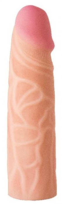 Телесная насадка на Harness с коннектором GREEN LINE - 18 см. - LOVETOY (А-Полимер) - купить с доставкой в Подольске