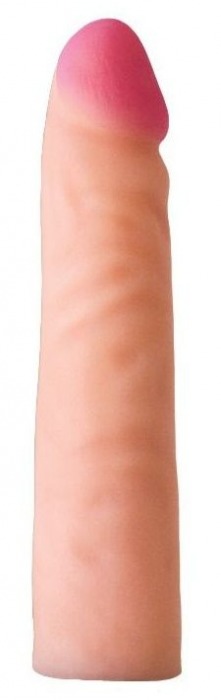 Телесная насадка на Harness с коннектором GREEN LINE - 17,5 см. - LOVETOY (А-Полимер) - купить с доставкой в Подольске