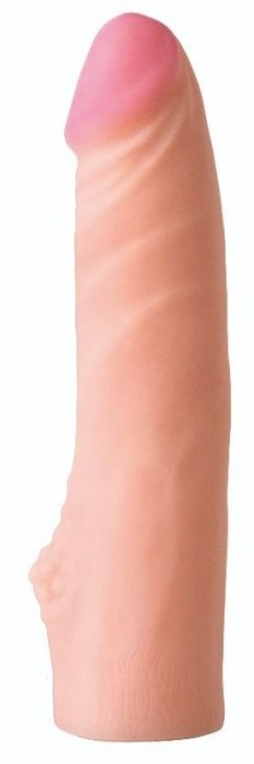 Телесная насадка на Harness с коннектором RED LINE  - 19,5 см. - LOVETOY (А-Полимер) - купить с доставкой в Подольске