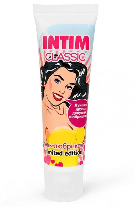 Гель-лубрикант на водной основе INTIM CLASSIC Limited Edition - 50 гр. - Биоритм - купить с доставкой в Подольске
