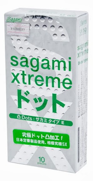 Презервативы Sagami Xtreme Type-E с точками - 10 шт. - Sagami - купить с доставкой в Подольске