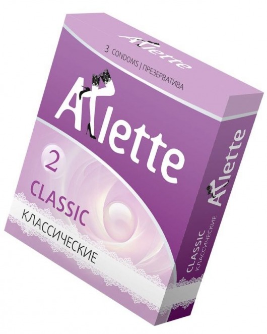 Классические презервативы Arlette Classic - 3 шт. - Arlette - купить с доставкой в Подольске
