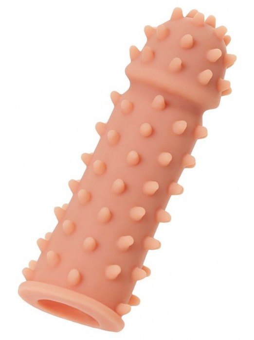 Телесная реалистичная насадка KOKOS Extreme Sleeve 03 с дополнительной стимуляцией - 12,7 см. - KOKOS - в Подольске купить с доставкой