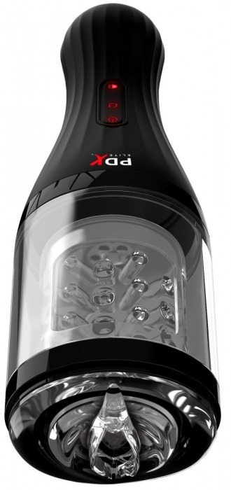 Прозрачный мастурбатор-ротатор с голосовым сопровождением Talk Dirty Rotobator - Pipedream - в Подольске купить с доставкой