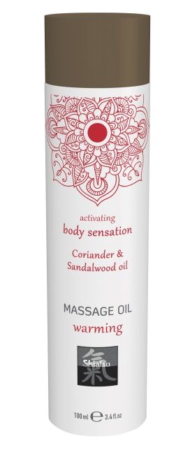 Массажное масло с ароматом кориандра с добавлением сандалового масла - 100 мл. - Shiatsu - купить с доставкой в Подольске