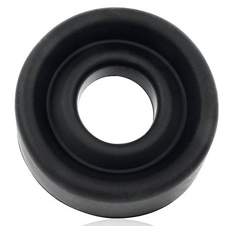 Черная гладкая насадка на помпу размера L - Sex Expert - в Подольске купить с доставкой