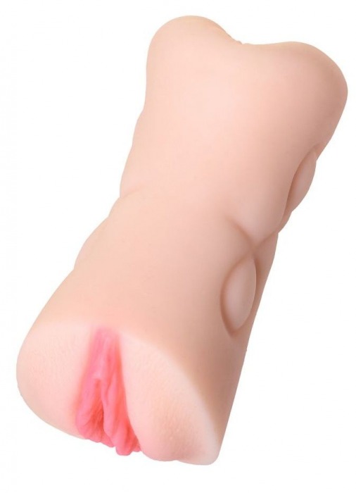 Телесный двусторонний мастурбатор Rich Fruit - вагина и анус - ToyFa - в Подольске купить с доставкой