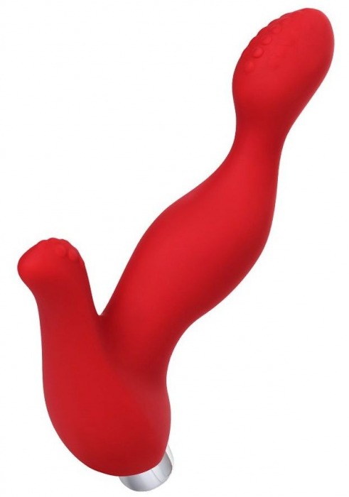 Красный силиконовый вибростимулятор простаты Proman - 12,5 см. - ToyFa - в Подольске купить с доставкой