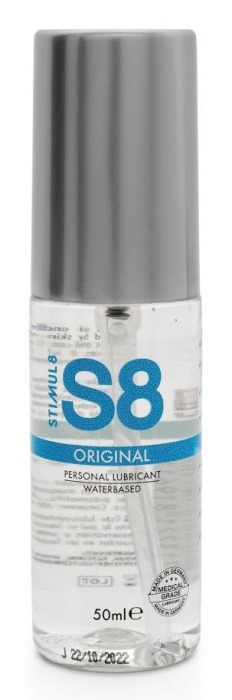 Универсальный лубрикант на водной осноdе S8 Original Lube - 50 мл. - Stimul8 - купить с доставкой в Подольске