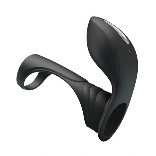 Черная насадка на пенис с вибрацией Vibration Penis Sleeve II - Baile - в Подольске купить с доставкой