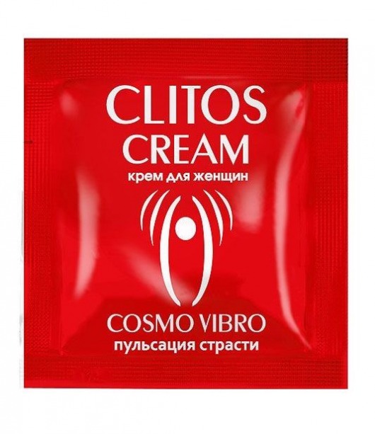 Пробник возбуждающего крема для женщин Clitos Cream - 1,5 гр. - Биоритм - купить с доставкой в Подольске