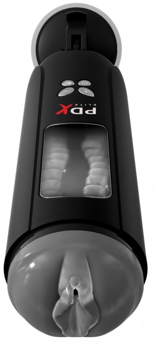 Серый мастурбатор-вагина с функцией переминания Ultimate Milker - Pipedream - в Подольске купить с доставкой