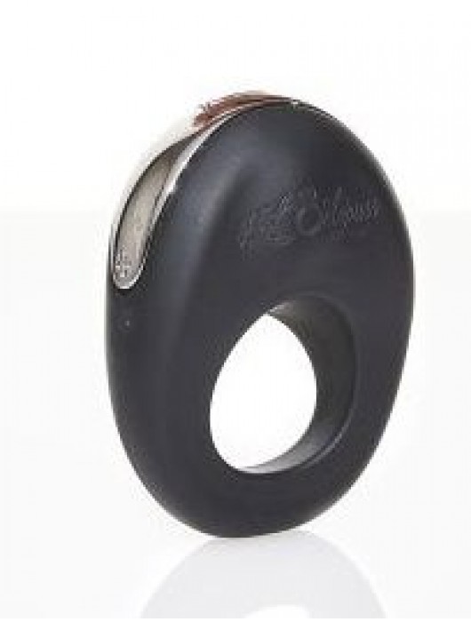 Черное эрекционное виброкольцо ATOM - Hot Octopuss - в Подольске купить с доставкой