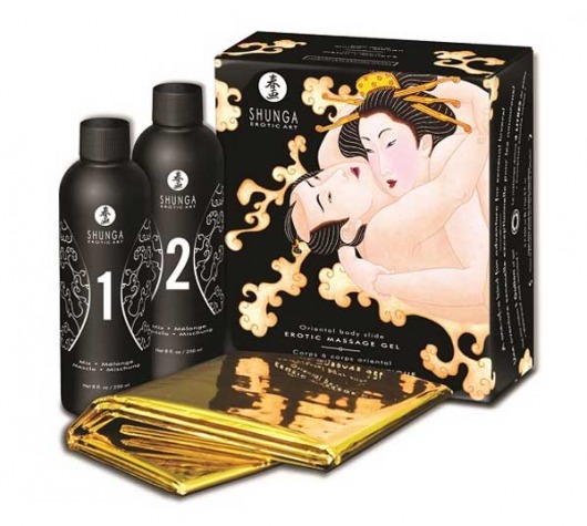 Массажный гель с ароматом дыни и манго - Shunga - купить с доставкой в Подольске