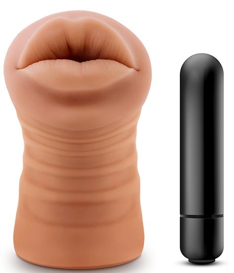 Кофейный мастурбатор-ротик Isabella - Blush Novelties - в Подольске купить с доставкой