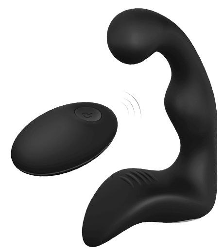 Черный вибромассажер простаты REMOTE BOOTY PLEASER - Dream Toys - в Подольске купить с доставкой