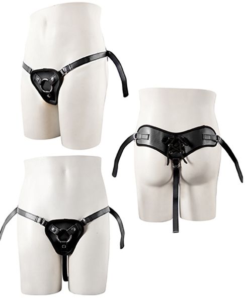 Черные трусики для крепления насадки при помощи кольца - NMC - купить с доставкой в Подольске