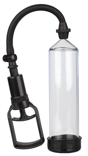Прозрачная вакуумная помпа TRIGGER HANDLE PENIS PUMP - Dream Toys - в Подольске купить с доставкой