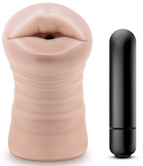 Телесный мастурбатор-ротик Skye - Blush Novelties - в Подольске купить с доставкой