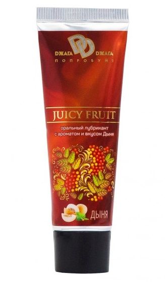 Интимный съедобный лубрикант JUICY FRUIT с ароматом дыни - 30 мл. - БиоМед - купить с доставкой в Подольске