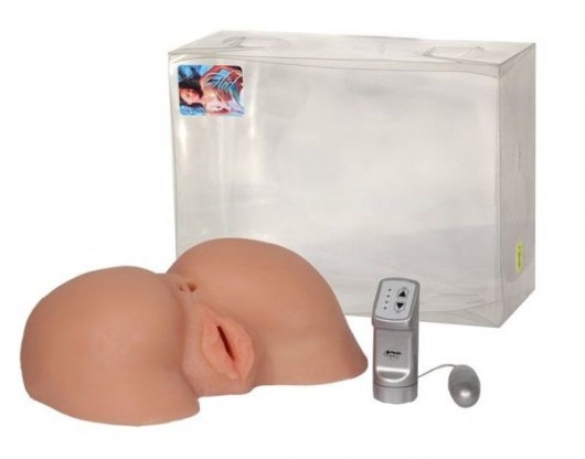 Реалистичная попка из неоскин с вибрацией - LOVETOY (А-Полимер) - в Подольске купить с доставкой