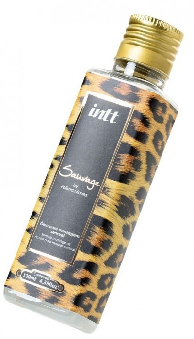 Массажное масло Sauvage с возбуждающим эффектом - 130 мл. - INTT - купить с доставкой в Подольске