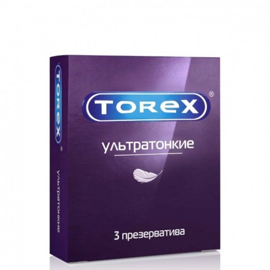 Презервативы Torex  Ультратонкие  - 3 шт. - Torex - купить с доставкой в Подольске
