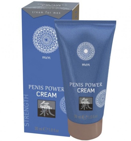 Возбуждающий крем для мужчин Penis Power Cream - 30 мл. - Shiatsu - купить с доставкой в Подольске
