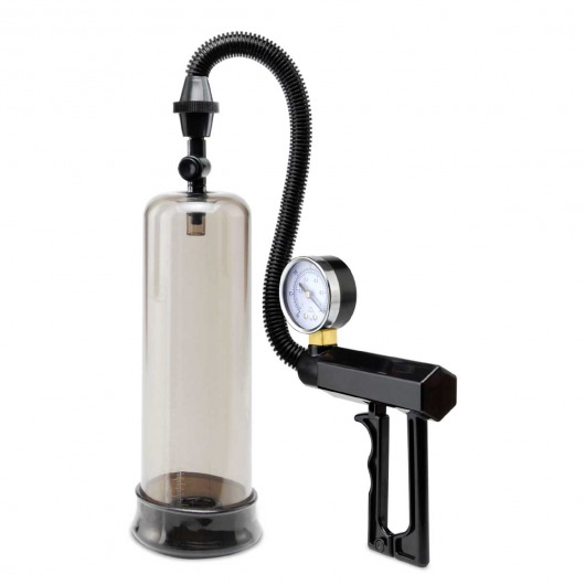 Черная мужская помпа PISTOL-GRIP POWER - Pipedream - в Подольске купить с доставкой