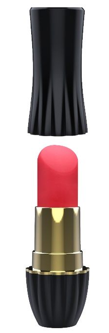 Клиторальный стимулятор-помада LIPSTICK - 9,3 см. - Dream Toys - купить с доставкой в Подольске
