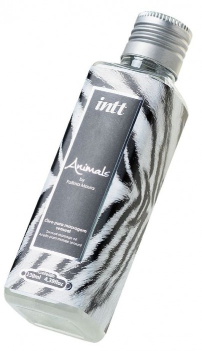 Массажное масло ANIMALS by Fatima Moura с возбуждающим эффектом - 130 мл. - INTT - купить с доставкой в Подольске
