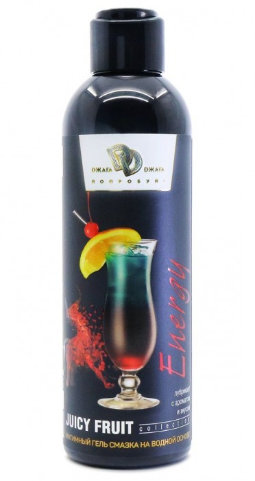Интимный гель-смазка JUICY FRUIT с ароматом энергетика - 200 мл. - БиоМед - купить с доставкой в Подольске