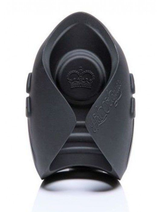 Темно-серый инновационный мужской осциллятор PULSE SOLO LUX с пультом ДУ - Hot Octopuss - в Подольске купить с доставкой