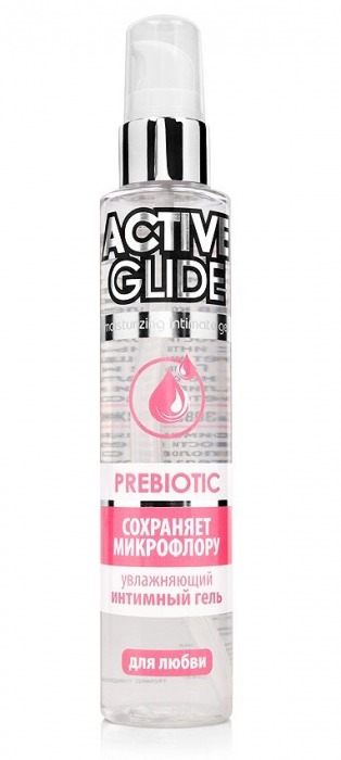 Увлажняющий интимный гель Active Glide Prebiotic - 100 гр. - Биоритм - купить с доставкой в Подольске
