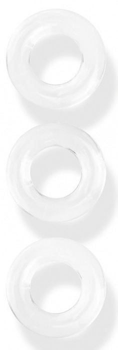 Набор из 3 гладких прозрачных эрекционных колец - Erowoman-Eroman - в Подольске купить с доставкой