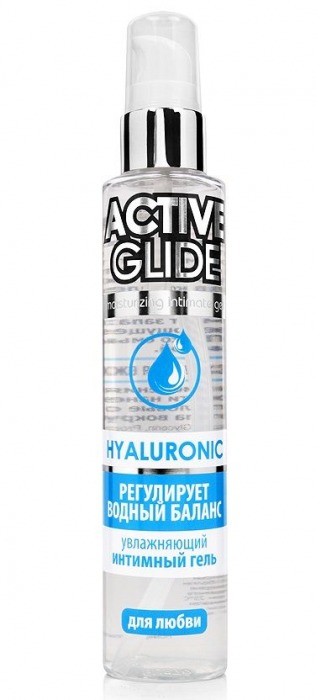 Увлажняющий интимный гель Active Glide Hyaluronic - 100 гр. - Биоритм - купить с доставкой в Подольске