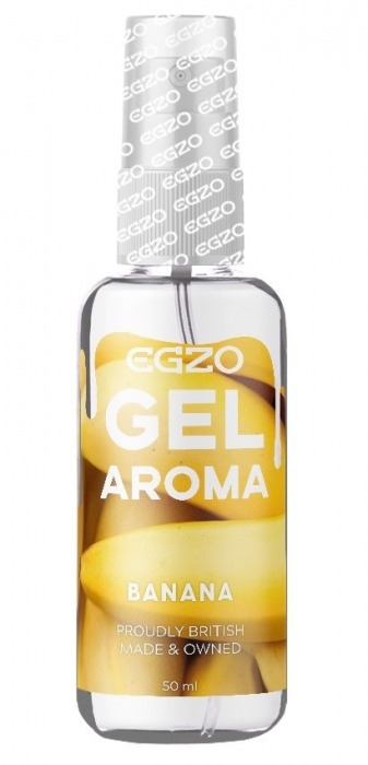 Интимный лубрикант EGZO AROMA с ароматом банана - 50 мл. - EGZO - купить с доставкой в Подольске