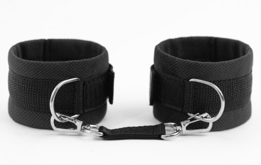 Черные оковы My rules на сцепке - БДСМ Арсенал - купить с доставкой в Подольске
