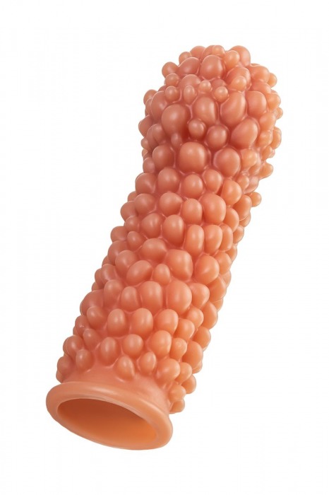 Телесная насадка с мягкими пузырьками - 16,5 см. - KOKOS - в Подольске купить с доставкой