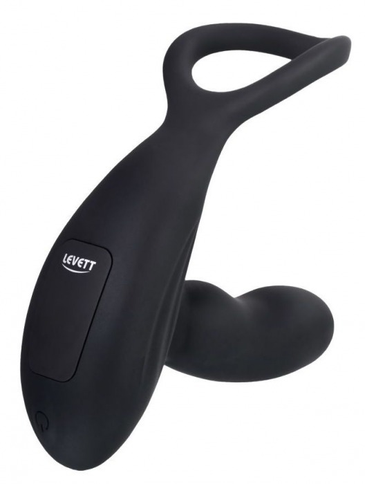 Черный стимулятор простаты Maud с вибрацией - Levett - в Подольске купить с доставкой