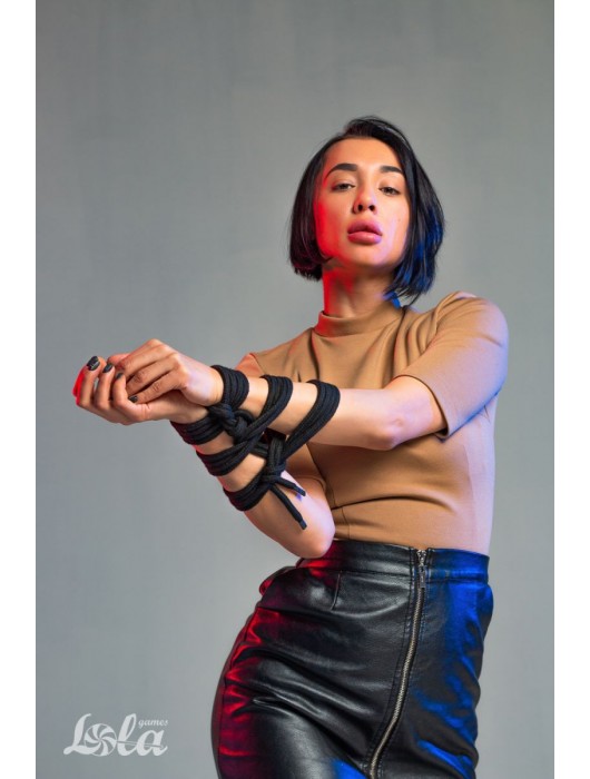 Черная веревка Do Not Disturb - 5 м. - Lola Games - купить с доставкой в Подольске