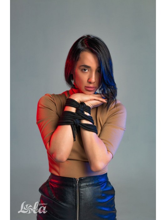 Черная веревка Do Not Disturb - 5 м. - Lola Games - купить с доставкой в Подольске