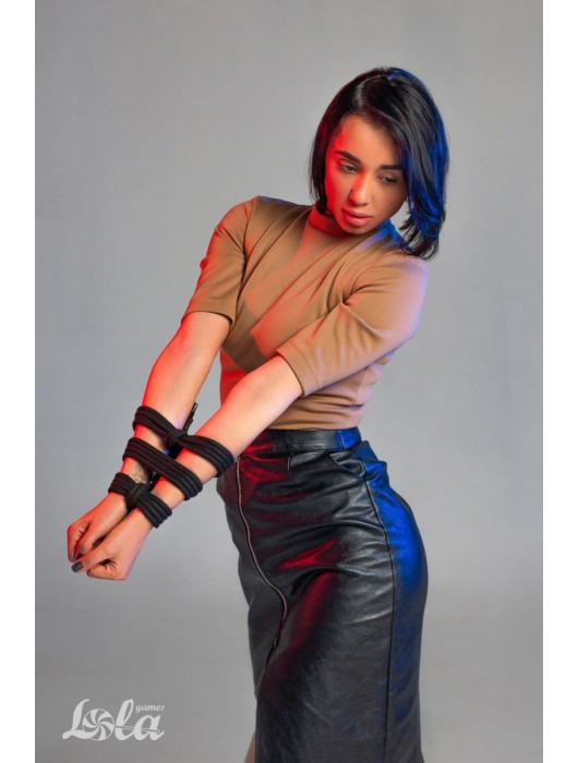 Черная веревка Do Not Disturb - 5 м. - Lola Games - купить с доставкой в Подольске