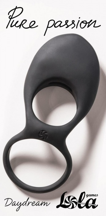 Черное эрекционное виброкольцо Daydream - Lola Games - в Подольске купить с доставкой
