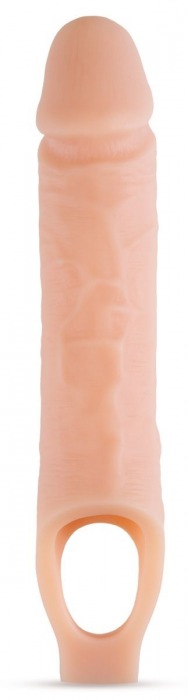 Телесный реалистичный фаллоудлинитель 10 Inch Silicone Cock Sheath Penis Extender - 25,4 см. - Blush Novelties - в Подольске купить с доставкой