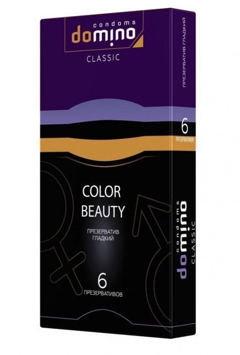 Разноцветные презервативы DOMINO Colour Beauty - 6 шт. - Domino - купить с доставкой в Подольске