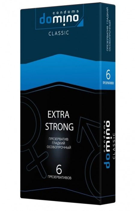 Суперпрочные презервативы DOMINO Extra Strong - 6 шт. - Domino - купить с доставкой в Подольске