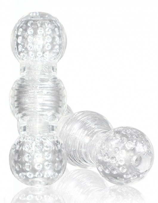 Прозрачный фигурный мастурбатор Master Stroker - Blush Novelties - в Подольске купить с доставкой