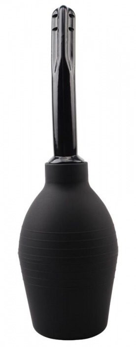 Черный интимный душ-спринцовка Booty Cleanse - Chisa - купить с доставкой в Подольске