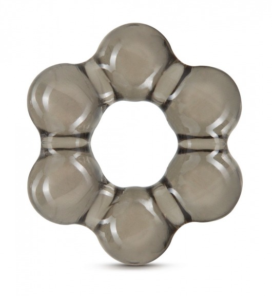 Дымчатое эрекционное кольцо Stay Hard Thick Bead Cock Ring - Blush Novelties - в Подольске купить с доставкой